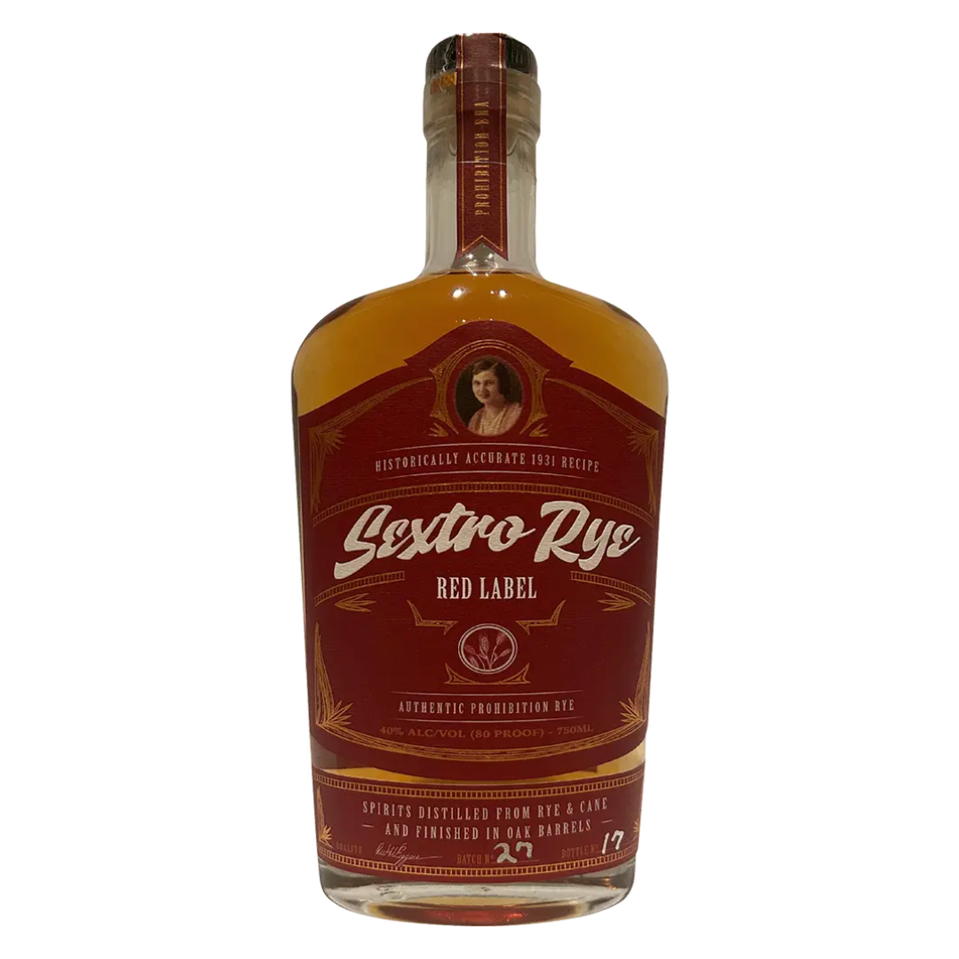 Sextro Red Label Rye Whiskey 750ml