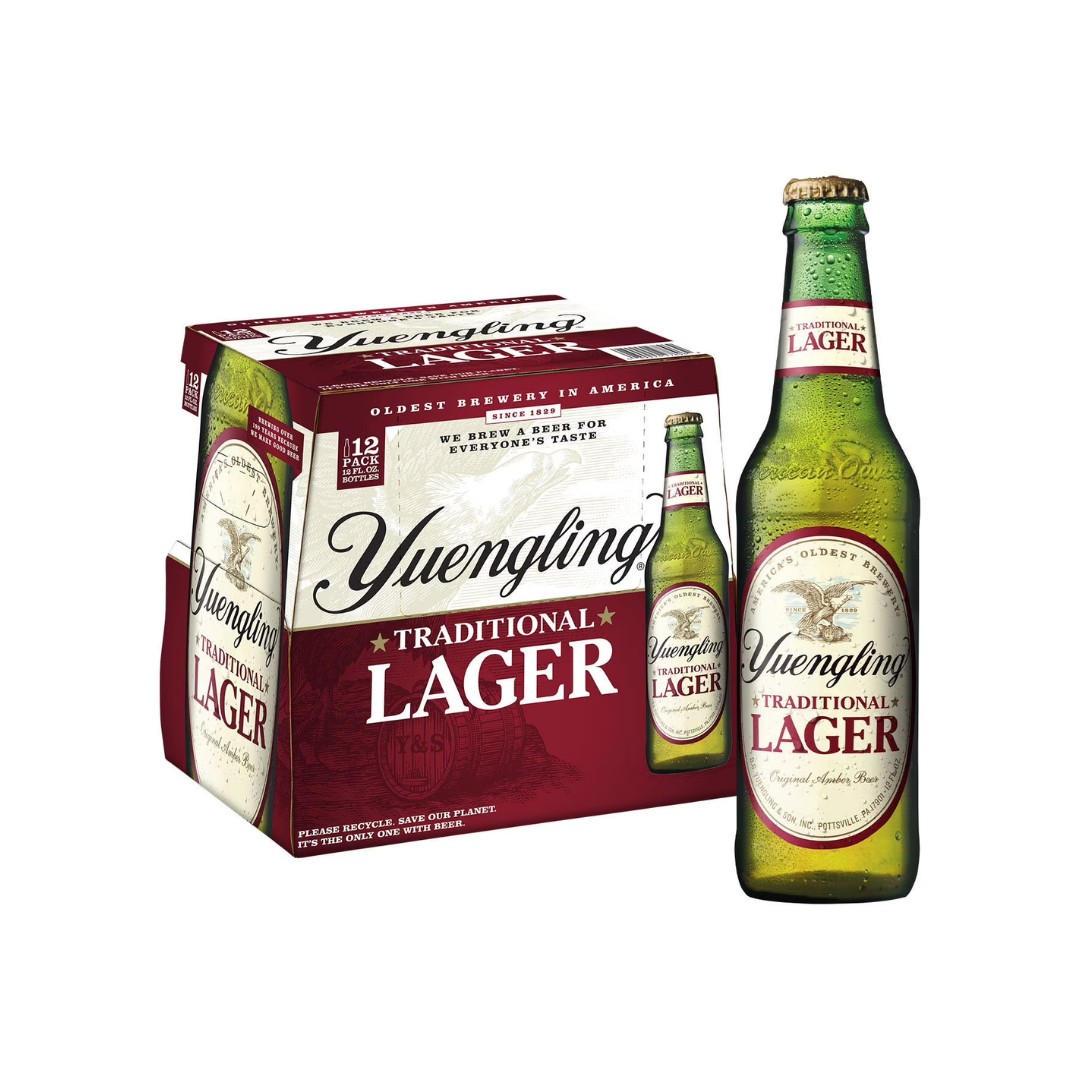 Yuengling Lager 12x12oz Bottles