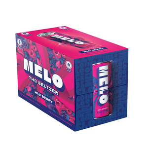 Melo Wild Berry THC Seltzer 6x12oz Cans