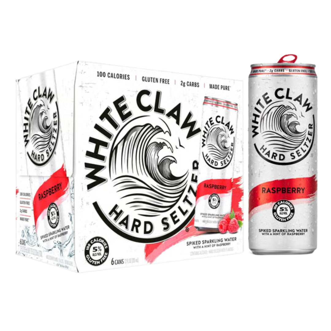 White Claw Raspberry 6x12oz Cans