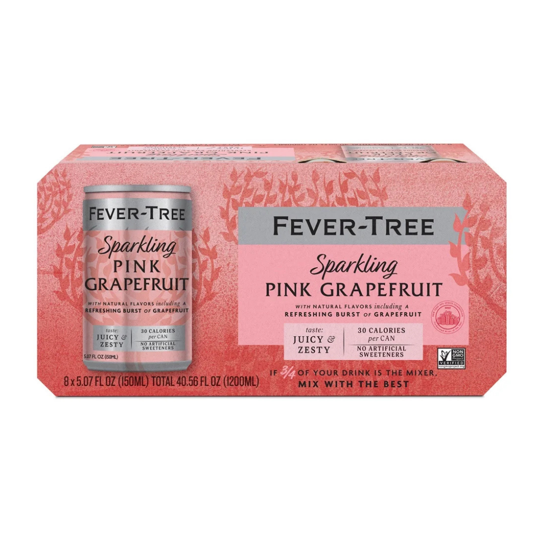 Fever Tree Pink Grapefruit 8x150ml Cans