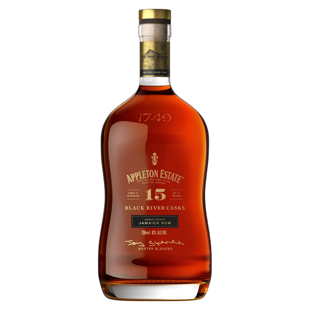 Appleton Estate Aged 15 Year Black River Casks Rum 750ml
