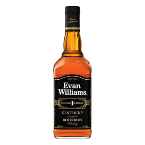 Evan William Black Label Kentucky Bourbon Glass 1.75L
