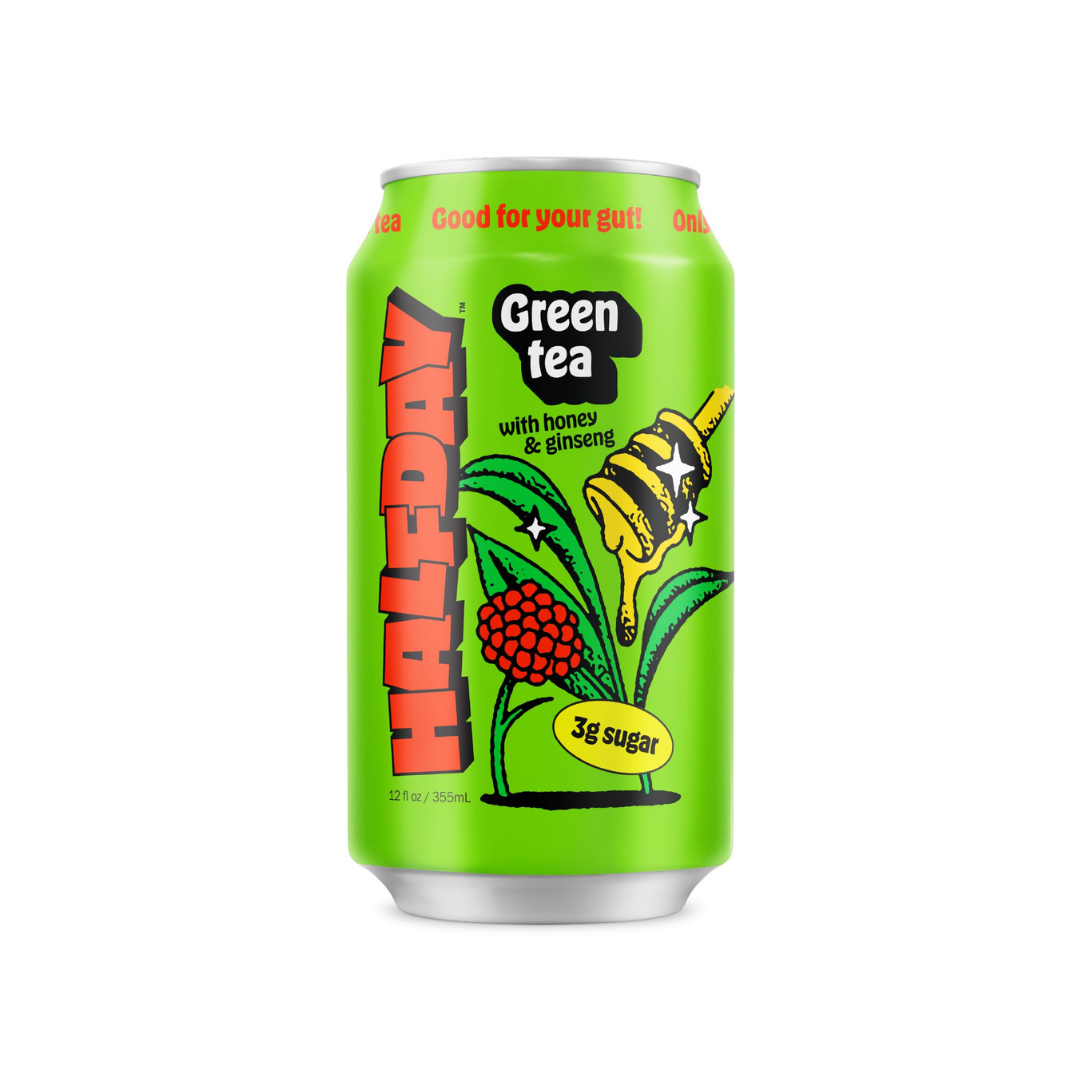 Halfday Green Tea 12oz Can
