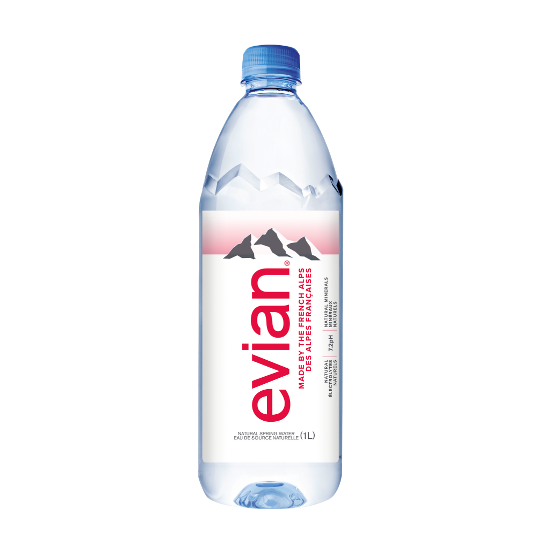 Evian Water 1L Pet Bottle