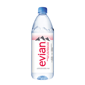 Evian Water 1L Pet Bottle