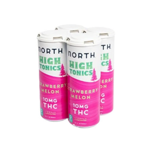 North High Tonics Strawberry Melon THC 10mg 12oz Can