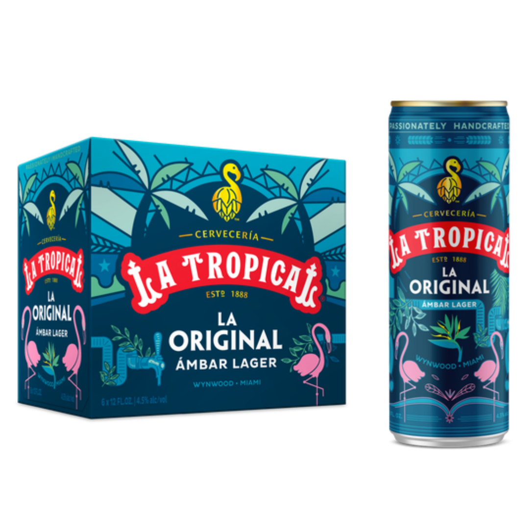 Cerveceria La Tropical La Original Ambar Lager 6x12oz Cans