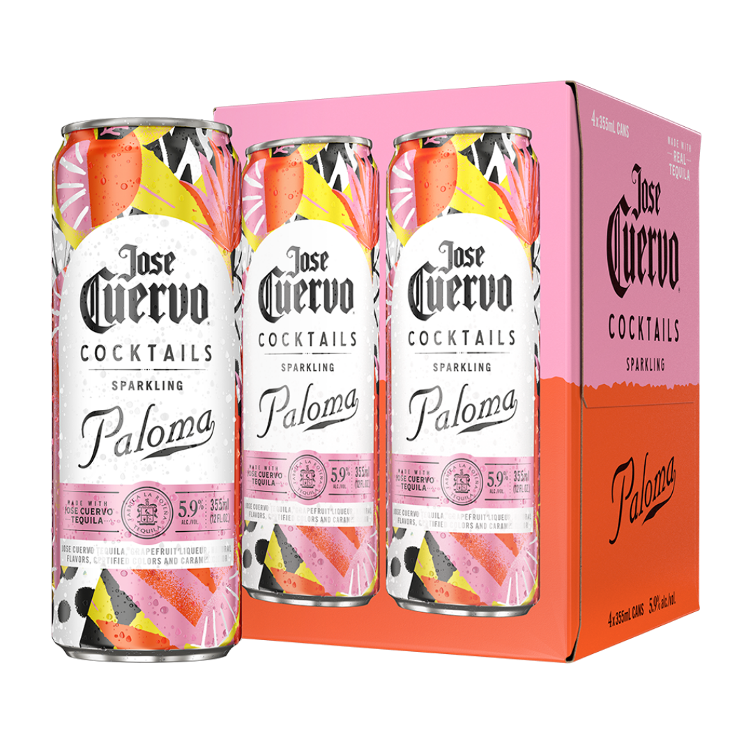 Jose Cuervo Paloma Margarita Cocktail 4x355ml Cans