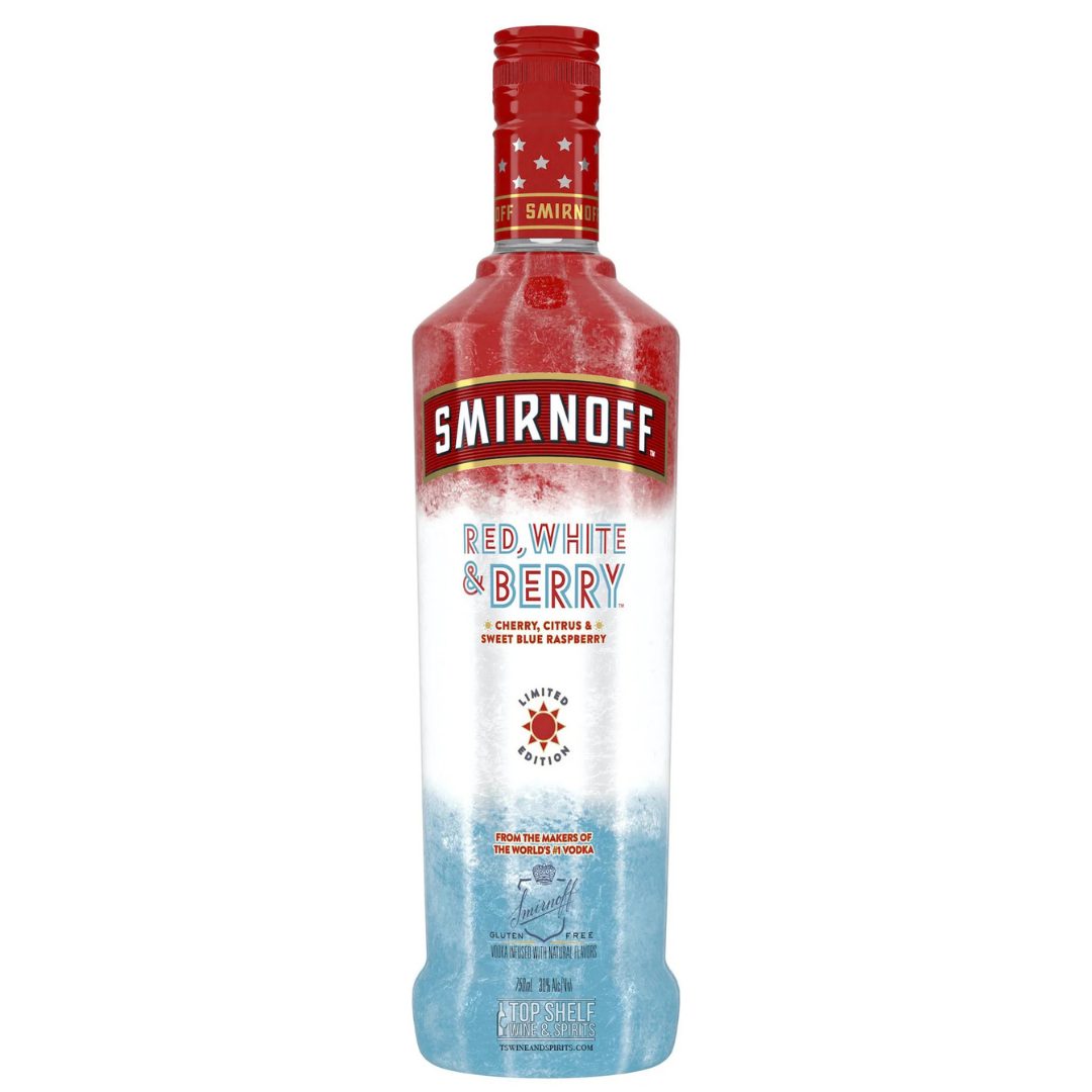 Smirnoff Red, White & Berry Vodka 750ml