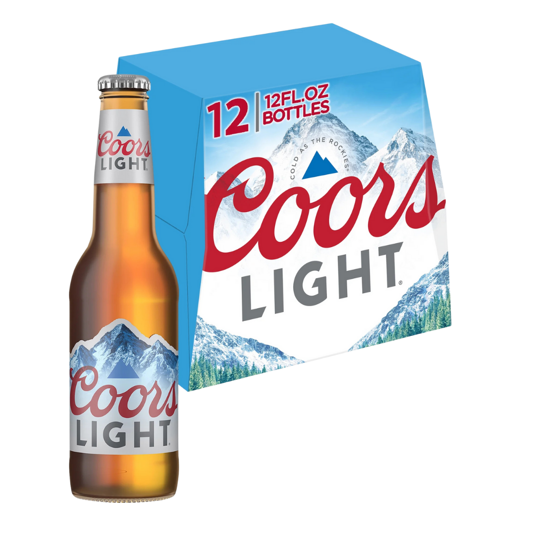 Coors Light 12x12oz Bottles