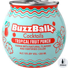 BuzzBallz Tropical Fruit Punch 187ml