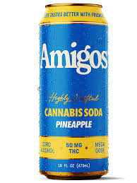 Amigos 50MG THC Pineapple 16oz can
