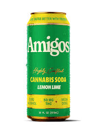 Amigos 50MG THC Lemon Lime 16oz can