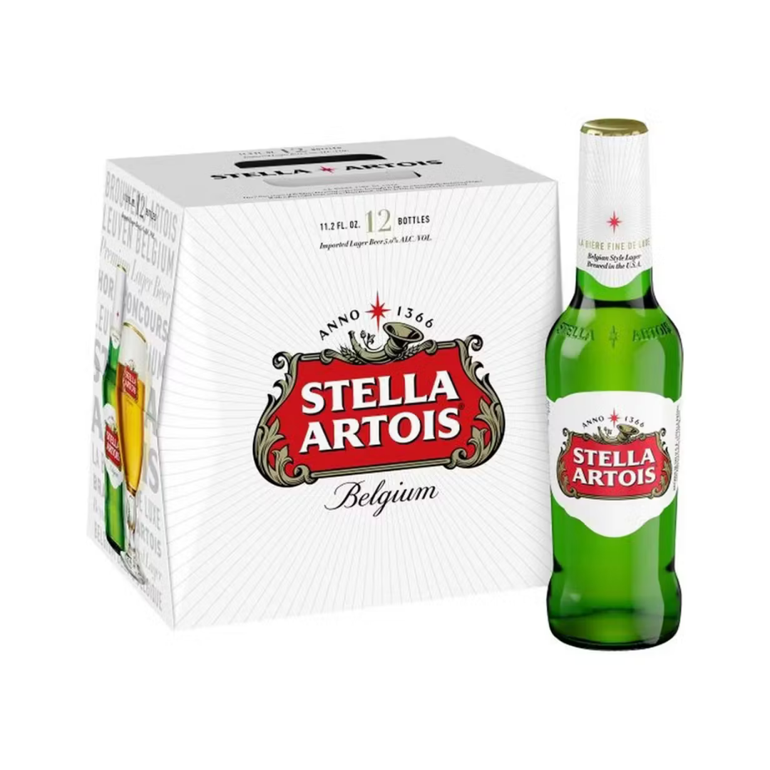 Stella Artois 12x12oz Bottles