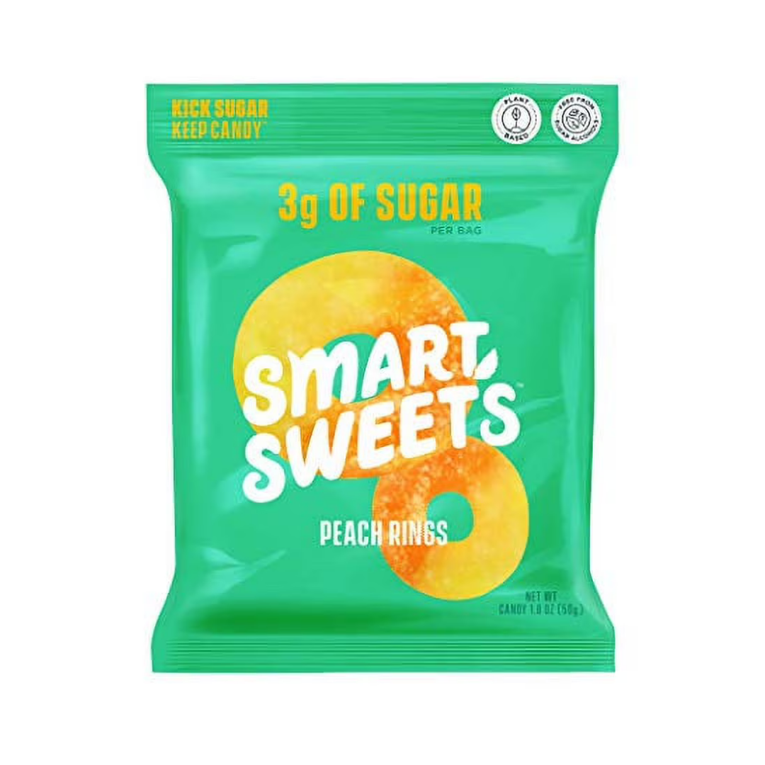 Smart Sweets Peach Rings 1.8oz