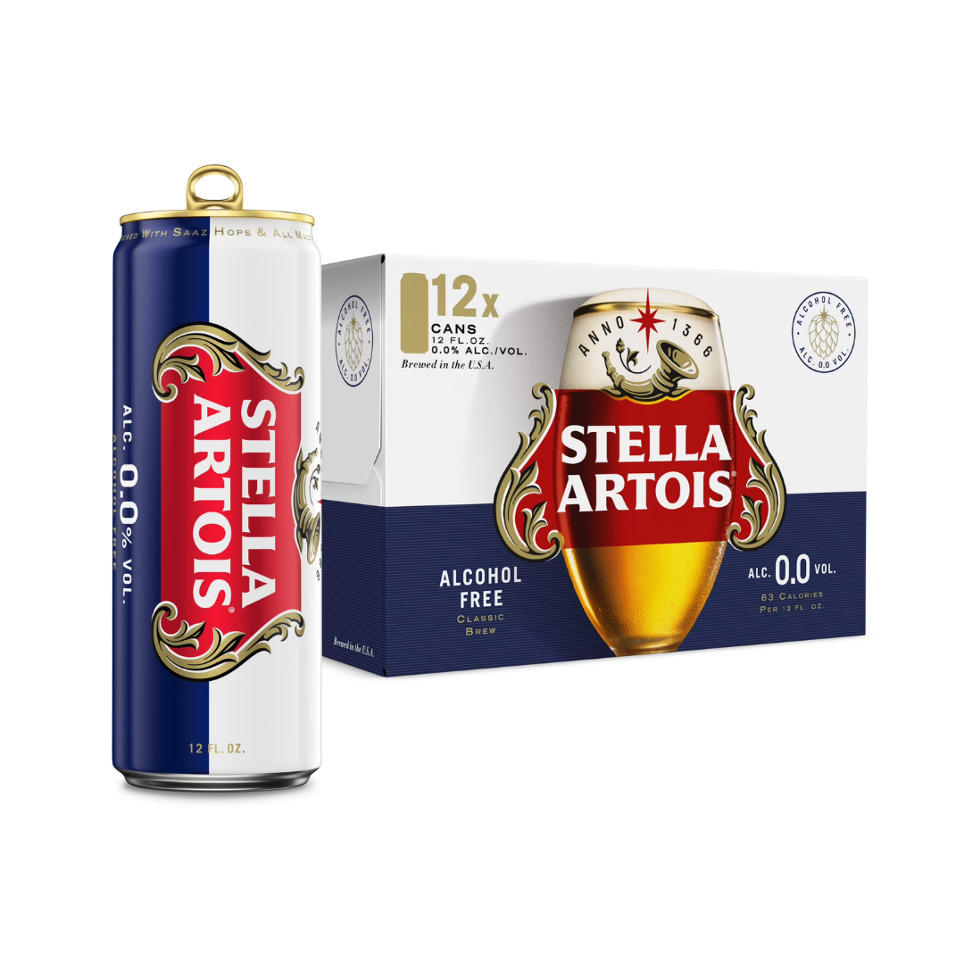 Stella Artois Alcohol Free 6x12oz Cans