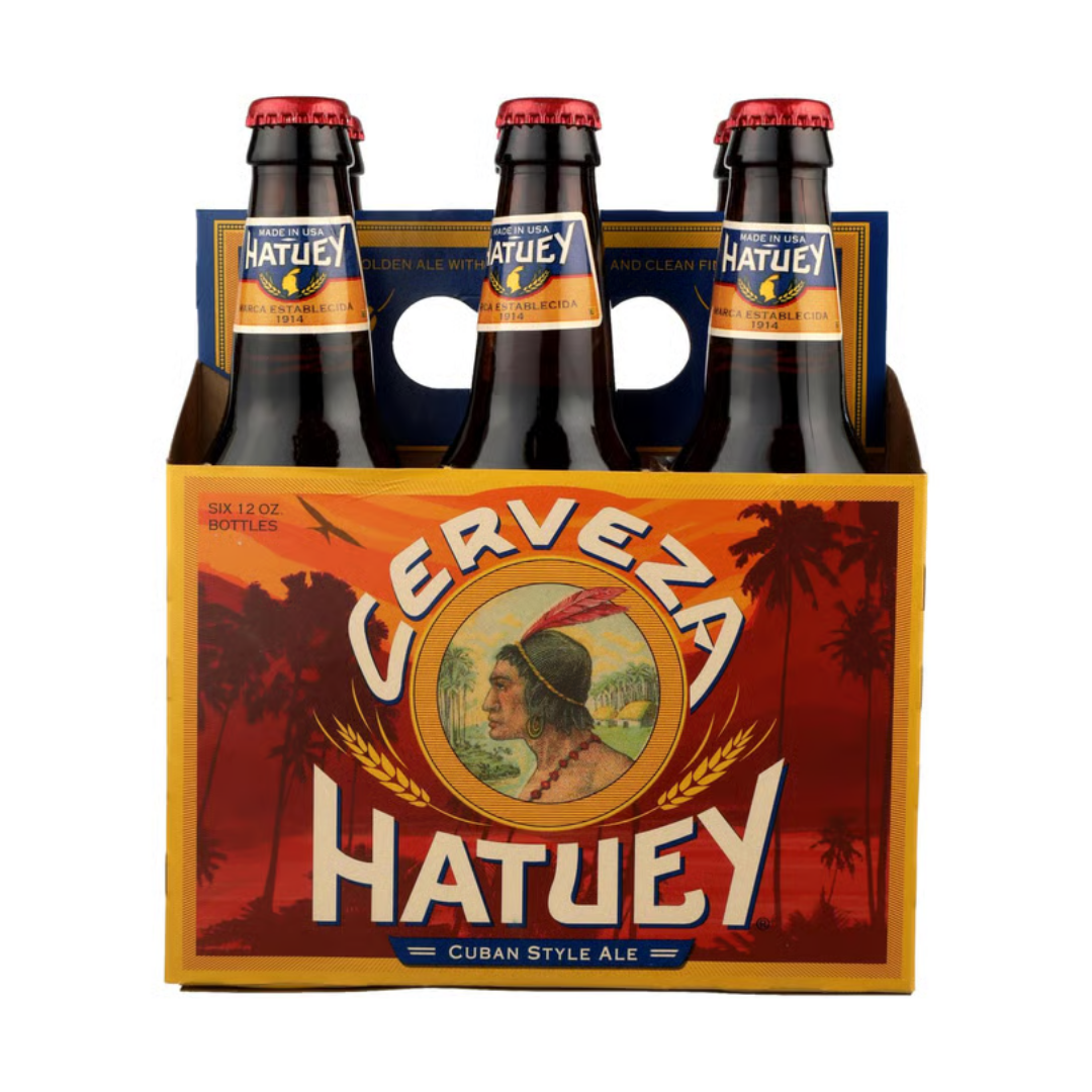Cerveza Hatuey Cuban Style Lager 6x12oz Bottles
