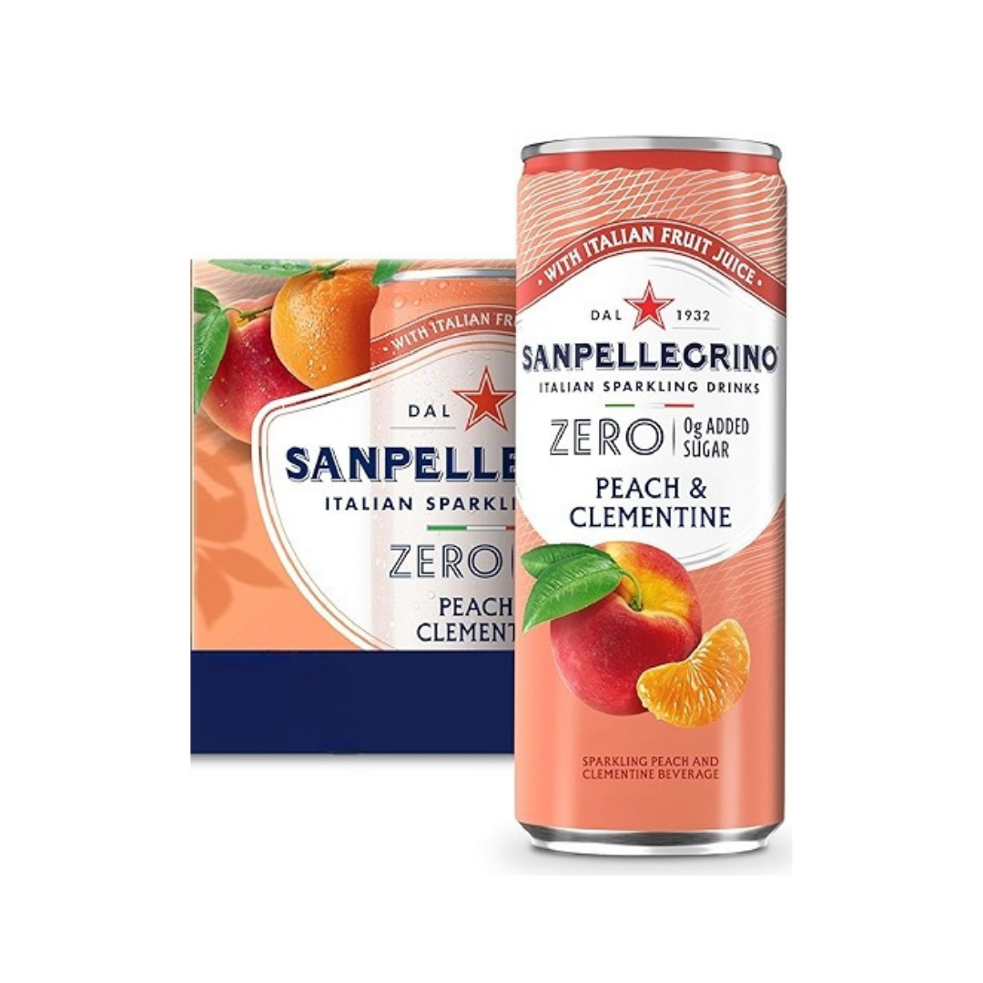 San Pellegrino Zero Peach&Clementine 6pack