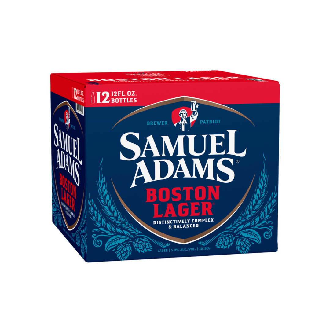 Samuel Adams Boston Lager 12x12oz Bottles