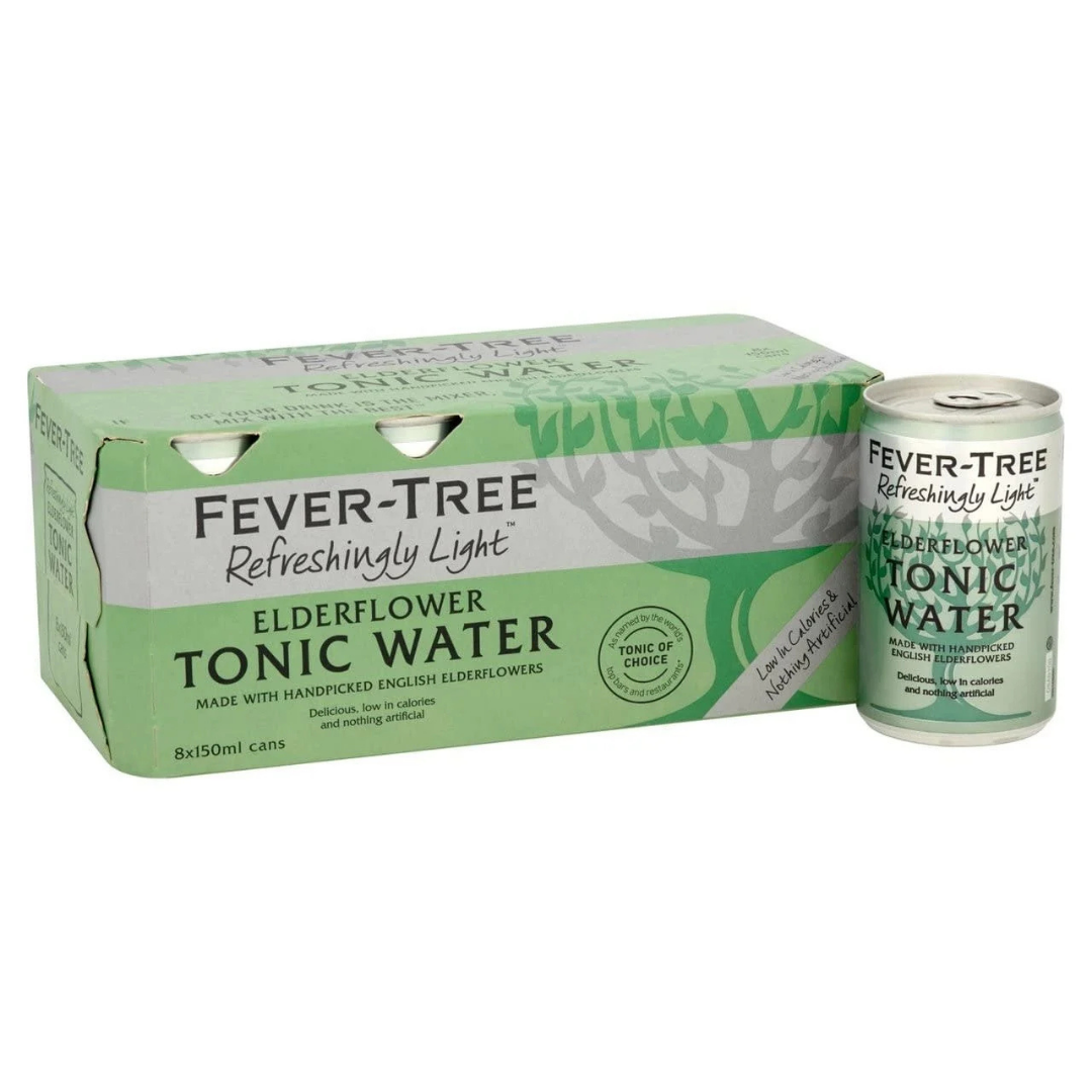 Fever Tree Elderflower 8x150ml Cans