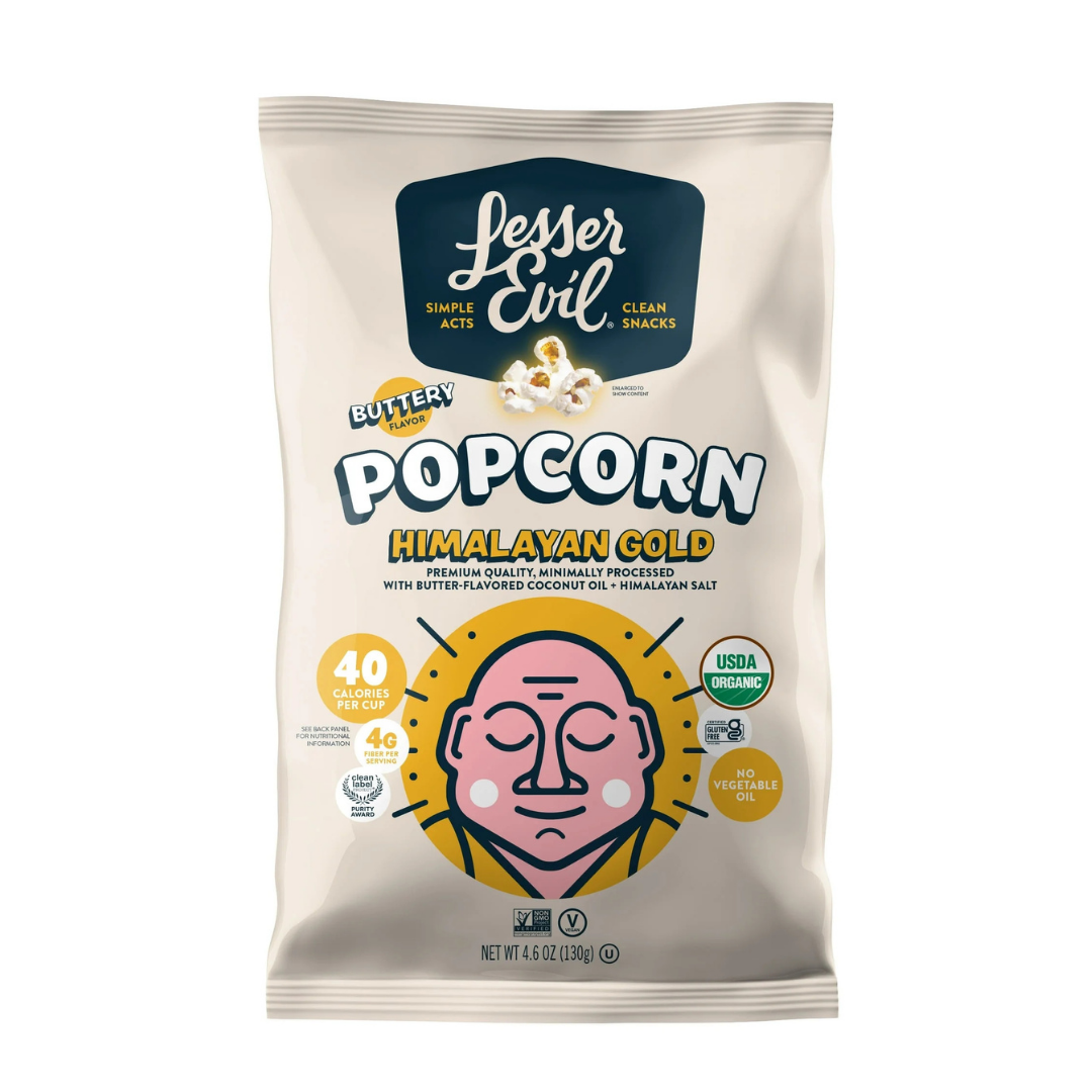 Lesser Evil Organic Himalayan Gold Popcorn 4.6oz