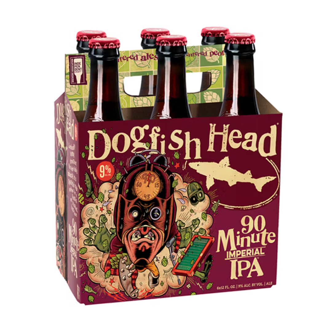 Dogfish Head 90 Minute IPA 6x12oz Bottles