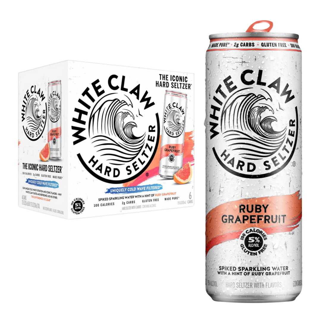 White Claw Ruby Grapefruit 6x12oz Cans