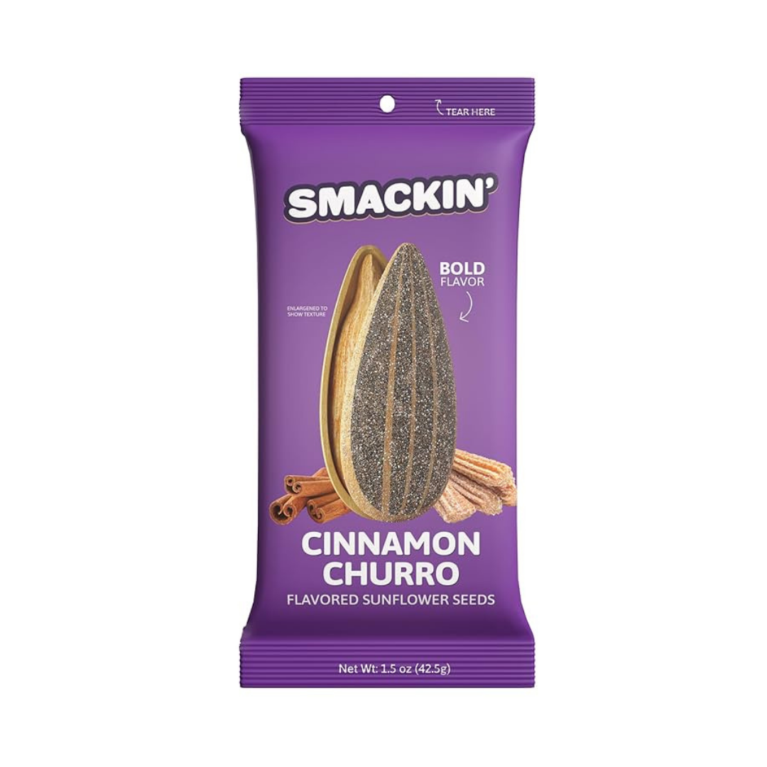 Smackin' Cinnamon Churro Sunflower Seeds 1.5oz