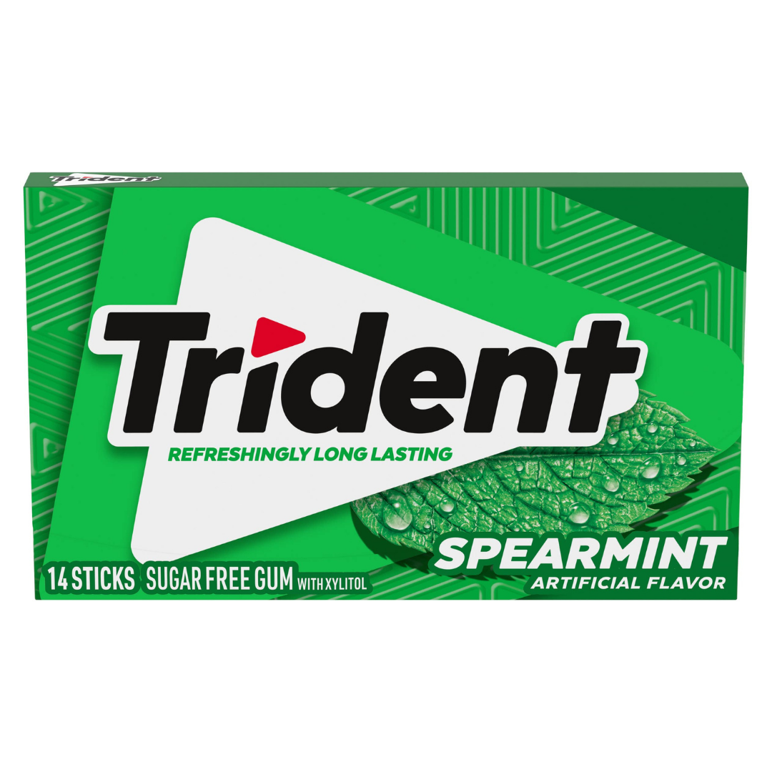 Trident Spearmint Gums 14 Sticks