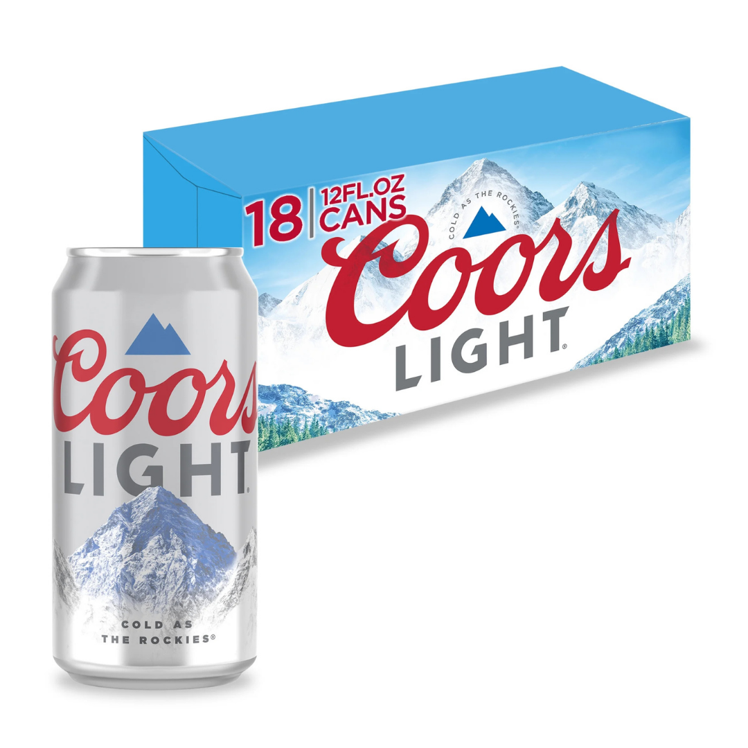 Coors Light 18x12oz Cans