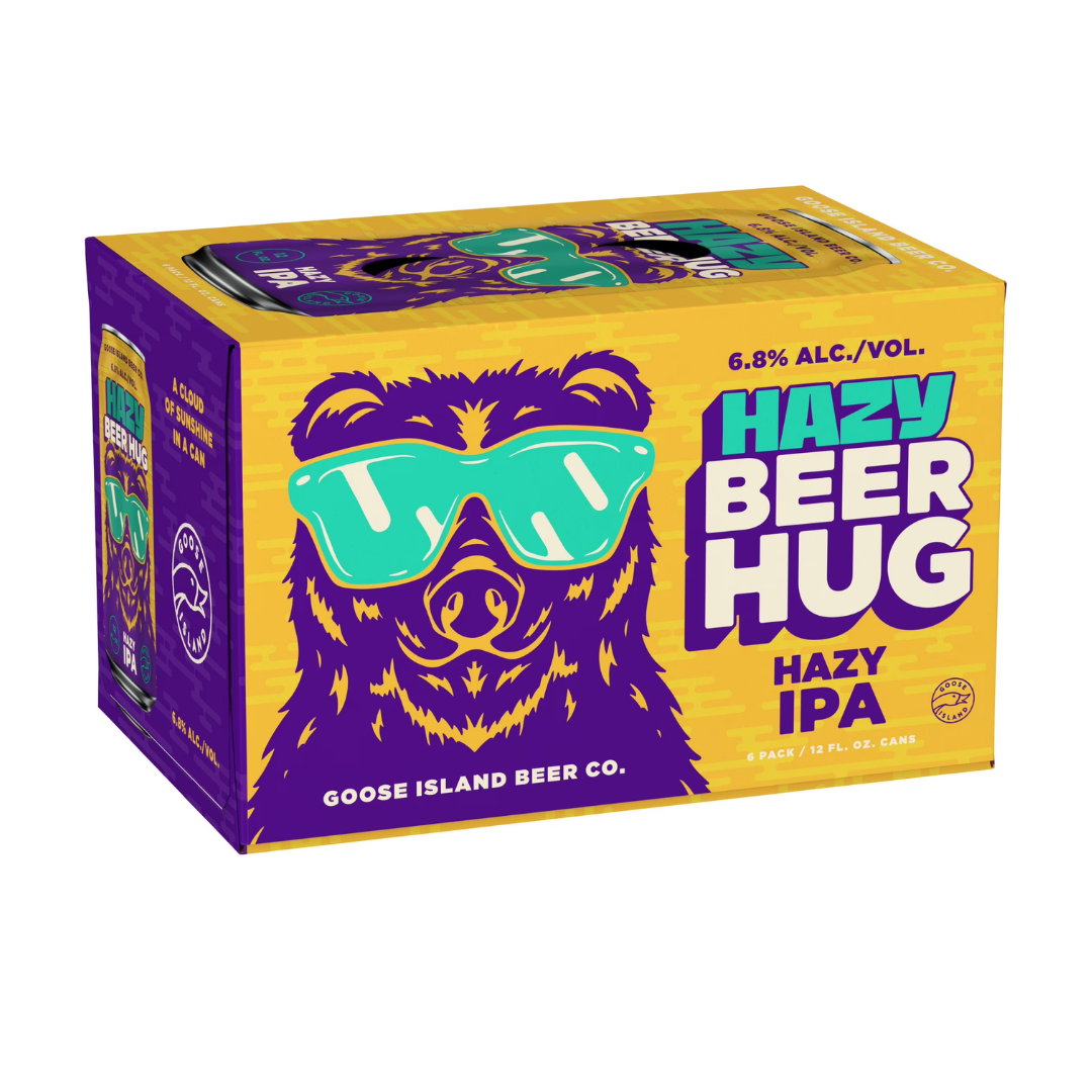 Goose Island Hazy Beer Hug IPA 6x12oz Cans