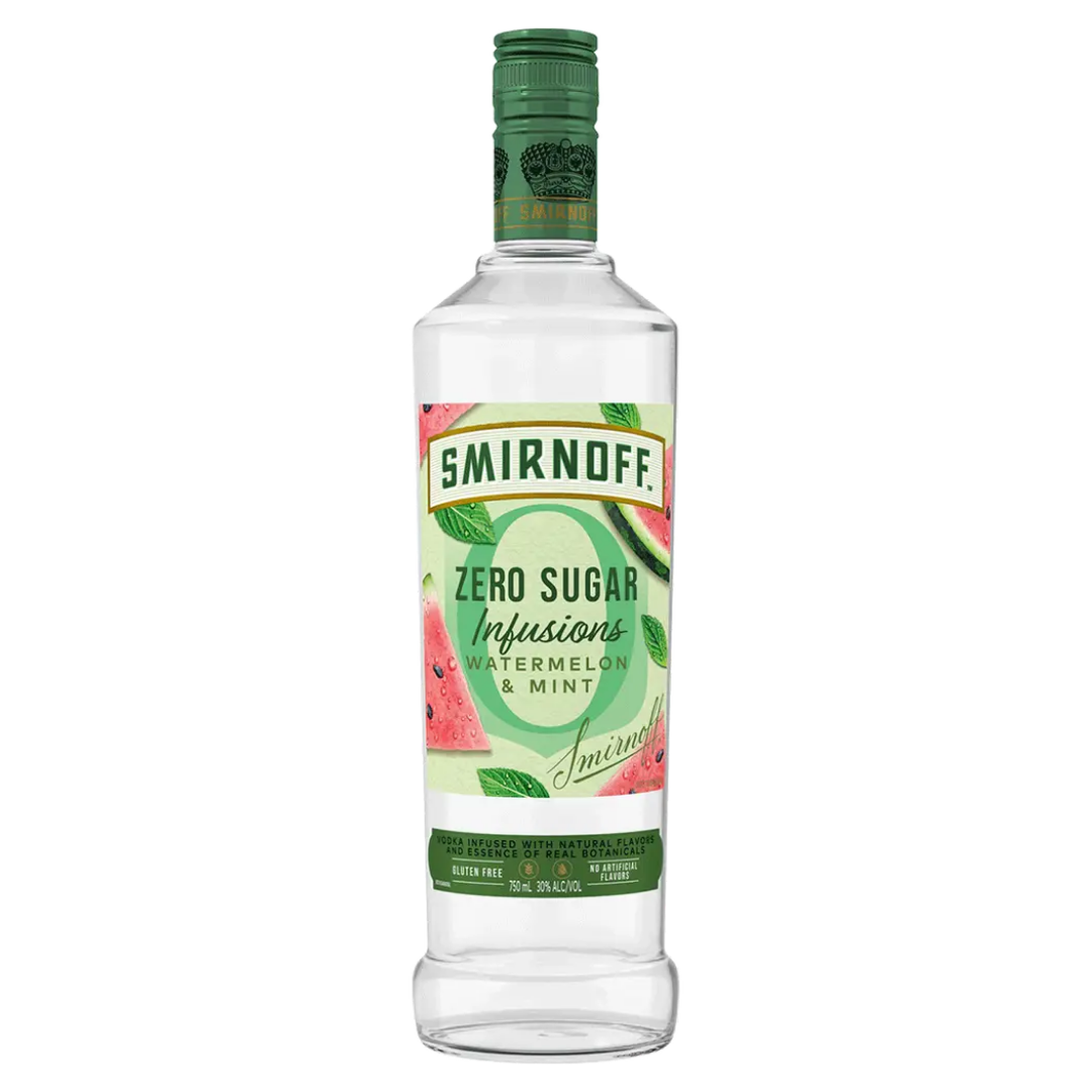 Smirnoff Zero Sugar Infusions Watermelon Mint 750ml