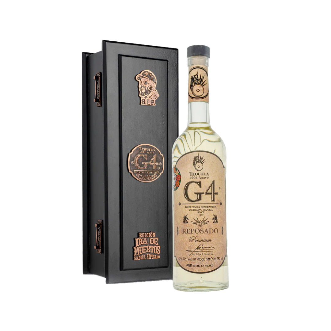 G4 Reposado de Madera Dia De Muertos Tequila 750ml