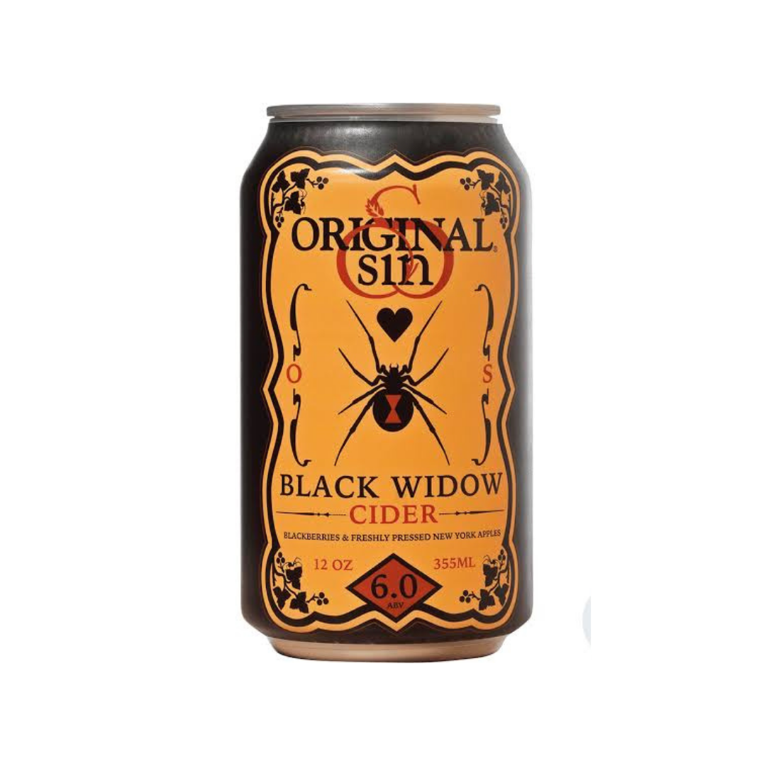 Original Sin Black Widow Hard Cider 12oz Can
