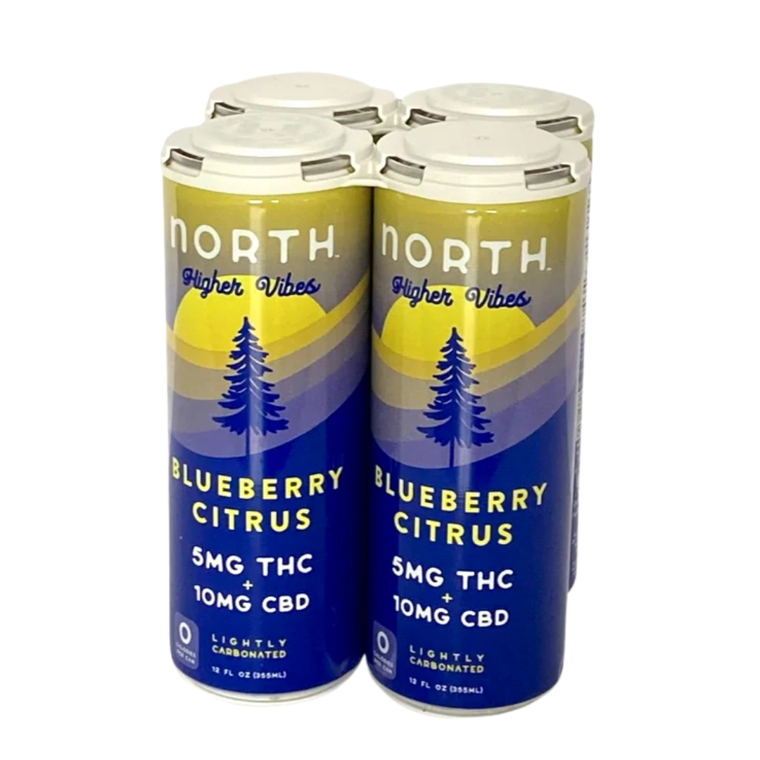 North Blueberry Citrus 5mg THC 12oz Can