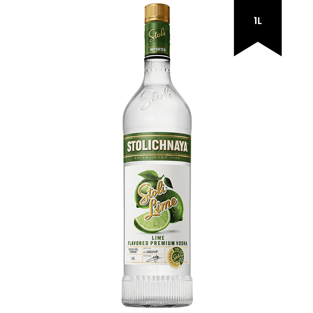 Stolichnaya Lime Vodka 1L