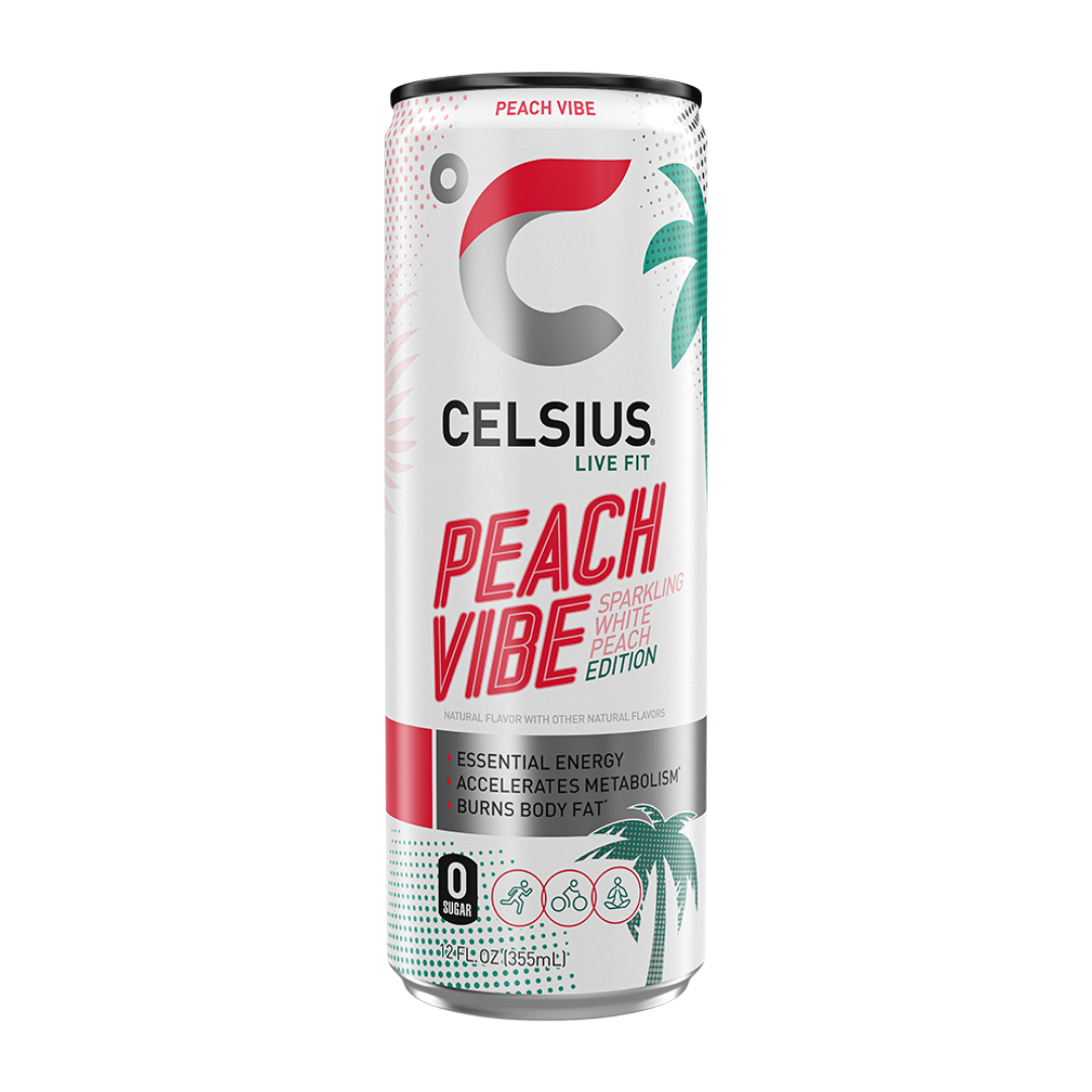 Celsius Peach Vibe 12oz