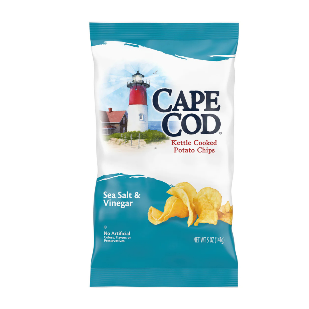 Cape Cod Sea Salt & Vinegar Potato Chips 5oz Bag