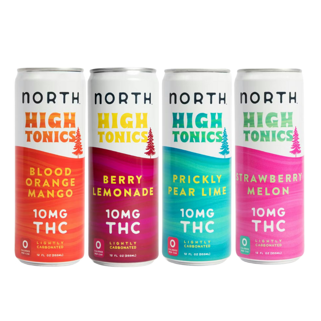 North High Tonics 10mg THC Variey Pack 8x12oz Cans