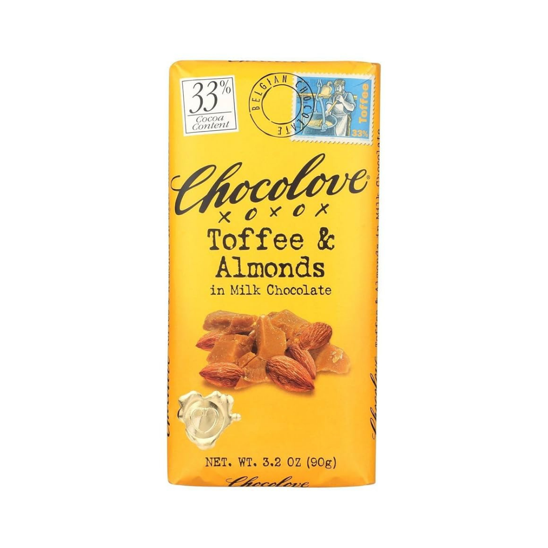 Chocolove Toffee & Almonds 3.2oz