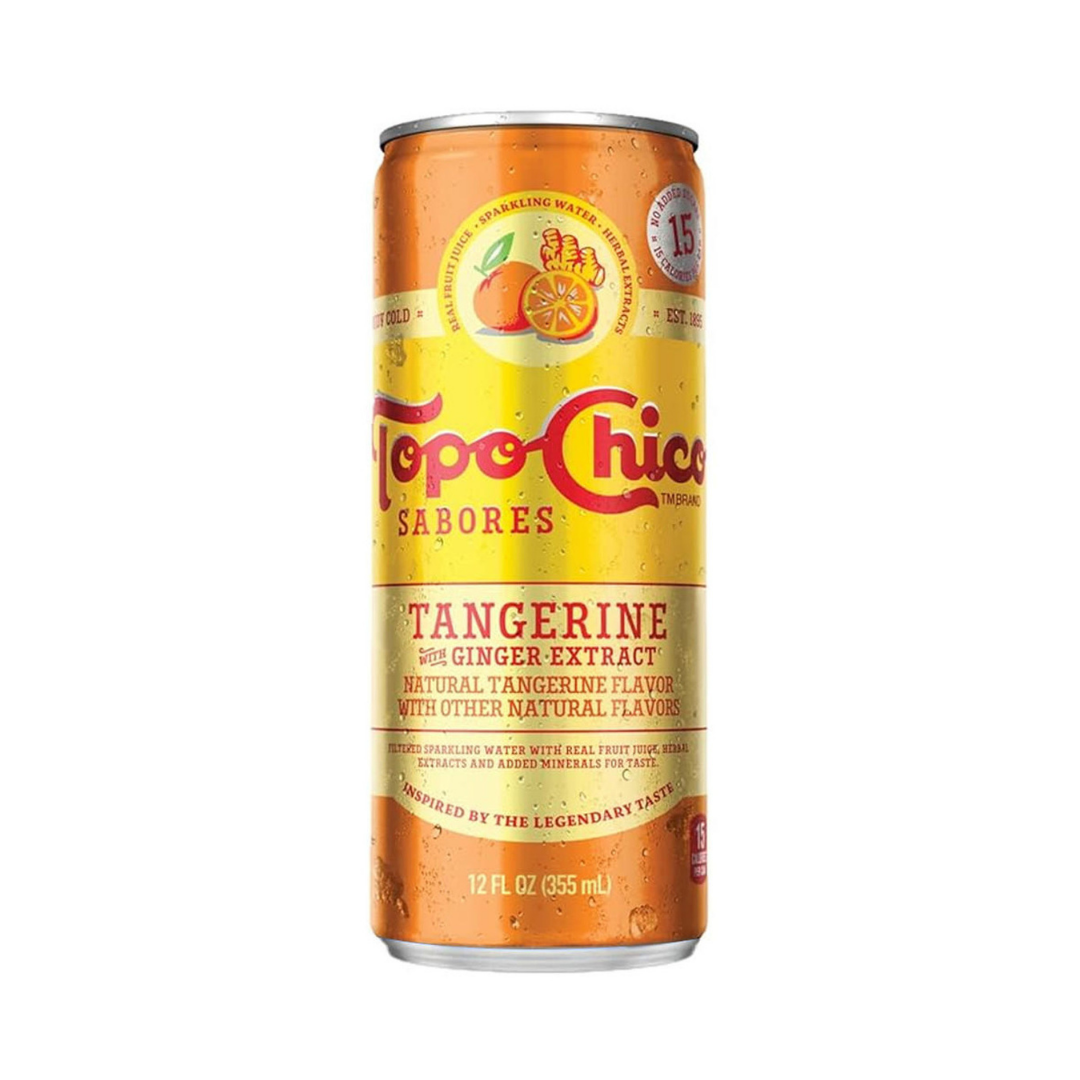 Topo Chico Tangerine Sparkling Water 12oz Can