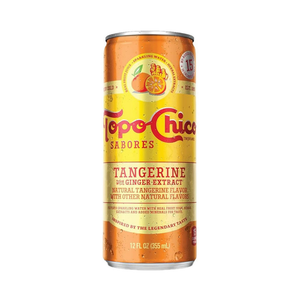 Topo Chico Tangerine Sparkling Water 12oz Can