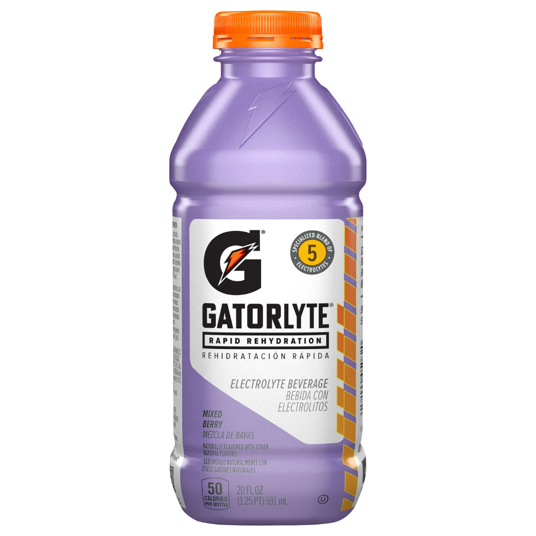 Gatorlyte Mixed Berry 20oz bottle
