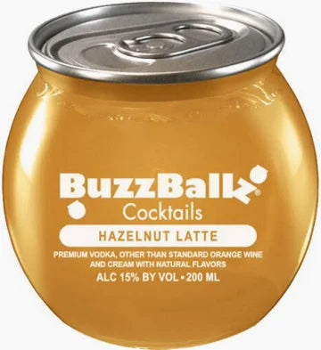 BuzzBallz Hazelnut Latte 187 ml